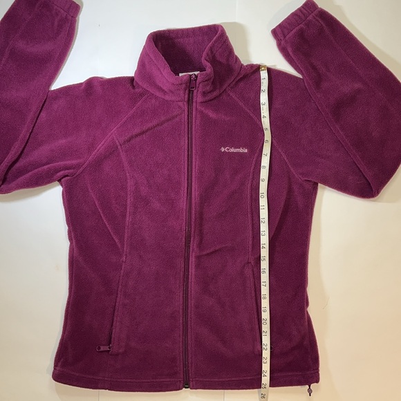 🎉2x HP!🎉 EUC: Columbia purple fleece jacket - Picture 9 of 12